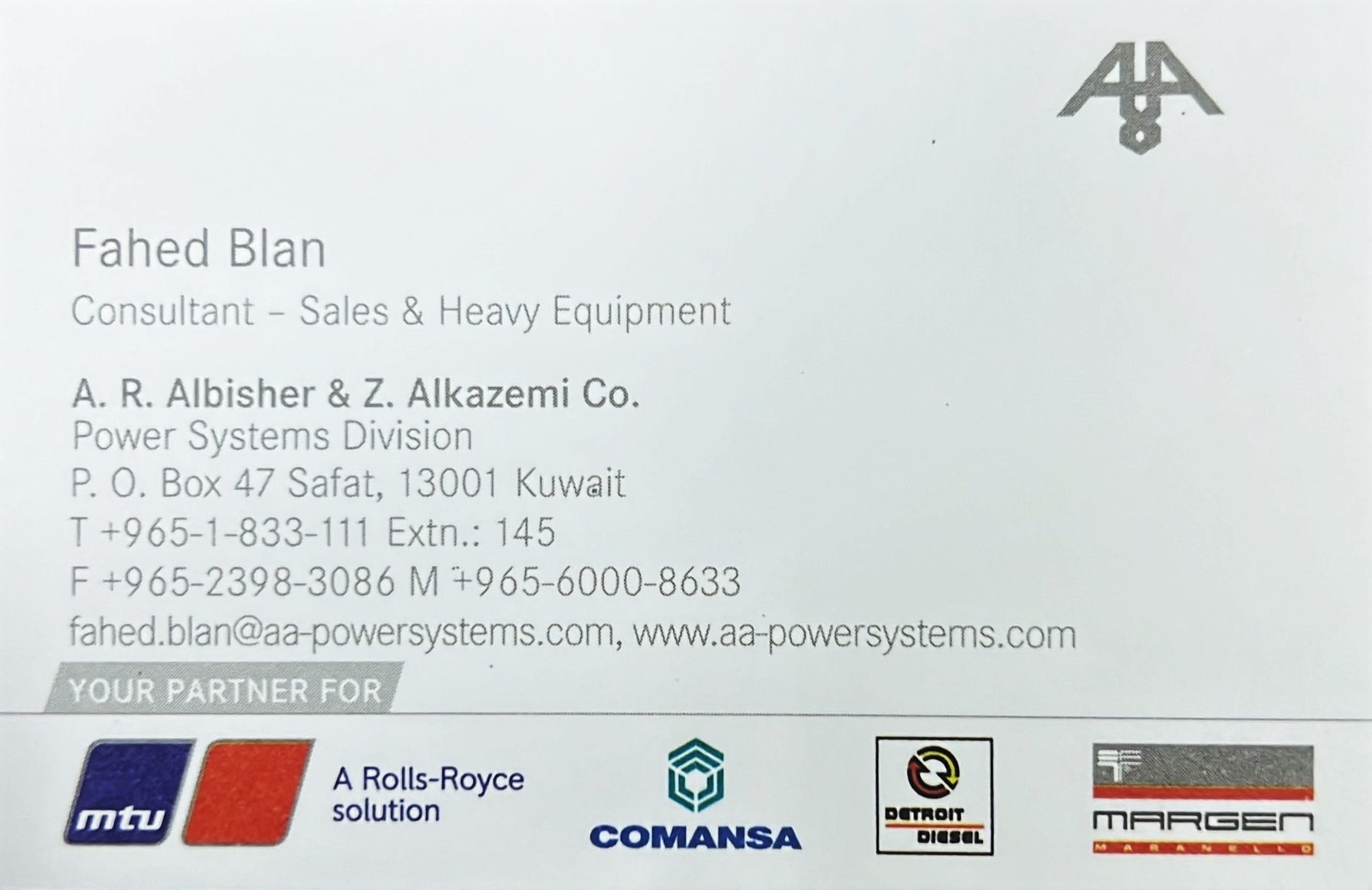 A. R. Albisher & Z. Alkazemi Co. ('AA Group')